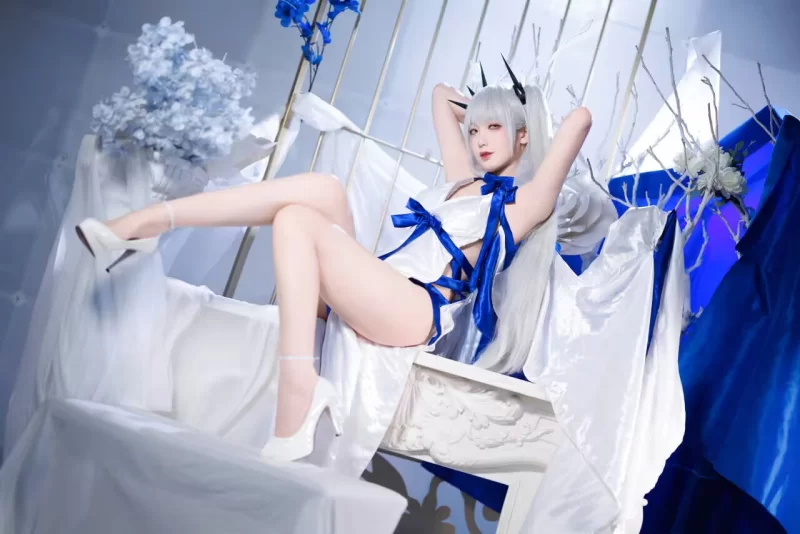 国产coser 封疆疆v - 碧蓝航线 可畏礼服【32P+935M】
