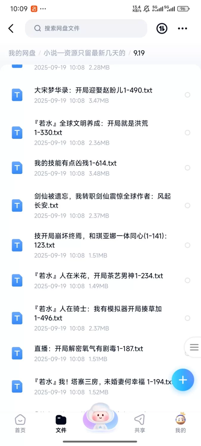 合集 飞卢刺猬猫菠萝包起点次元姬等网站小说合集9.19分享【+100k】