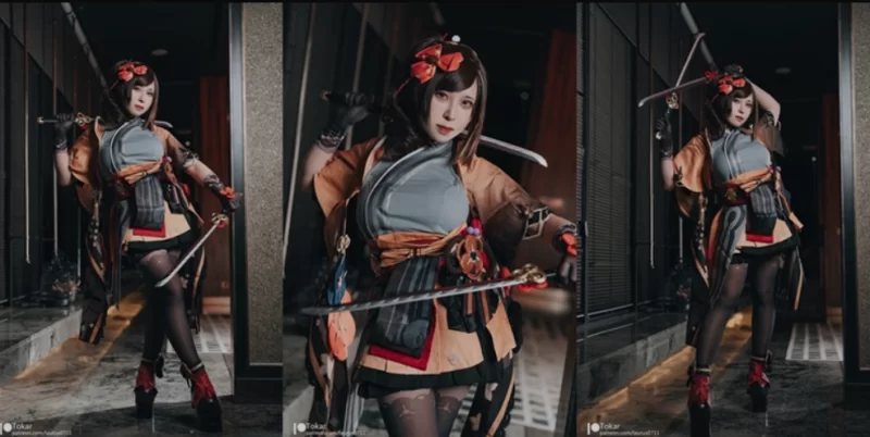 Cosplay [COSPLAY/视频/步兵] Tokar 浵卡 - Chiori 步兵版【2v+2.2g】