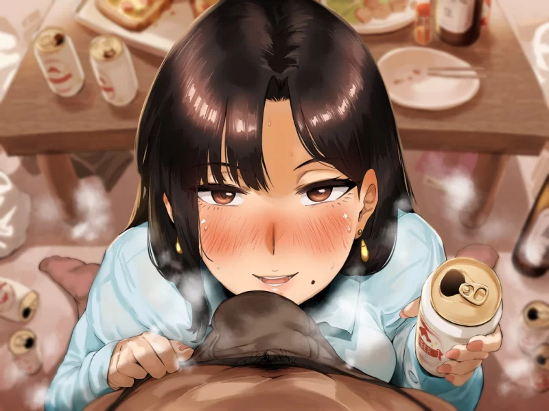 ASMR 醉酒OL好色口交地狱～闻鸡鸡猪鼻饮精打嗝～【1+486M】