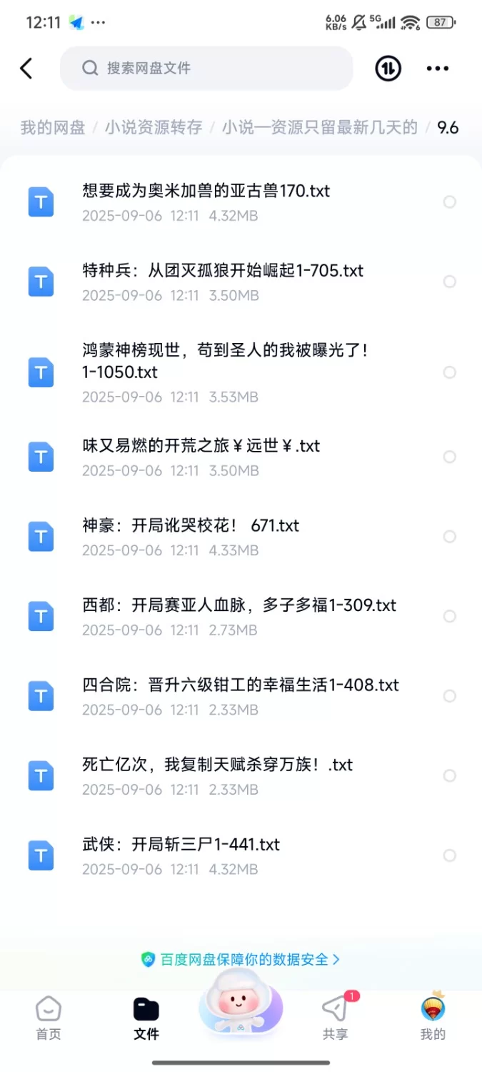 合集 飞卢刺猬猫菠萝包起点次元姬等网站小说合集9.6分享【+82m】