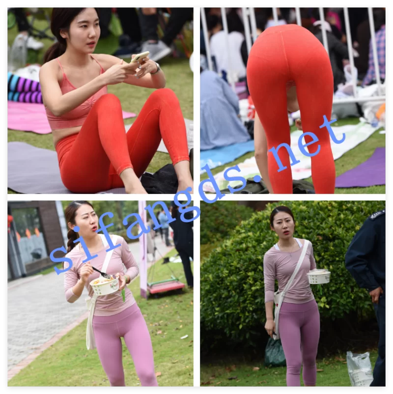 国产模特 成都富婆少妇户外瑜伽活动 骆驼趾 瑜伽裤变透高清图 2-3套【2195P+12.8G】