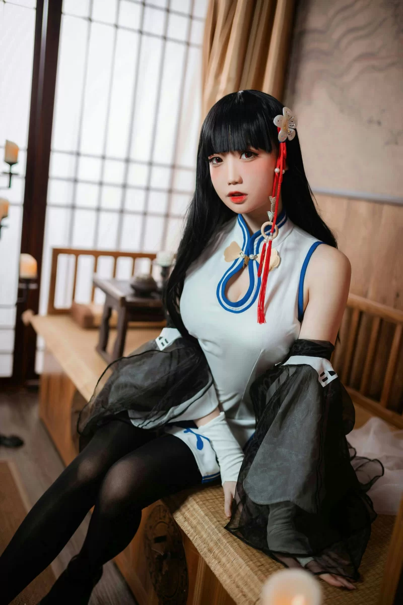 国产模特 焖焖碳 NO.043 碧蓝航线 逸仙 [23P-338MB]【23P+338MB】