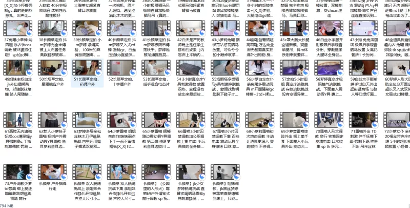 合集 国产⭐长颜草工作室⭐郊狼电击 炮机 强高 驷马【79V+194G】