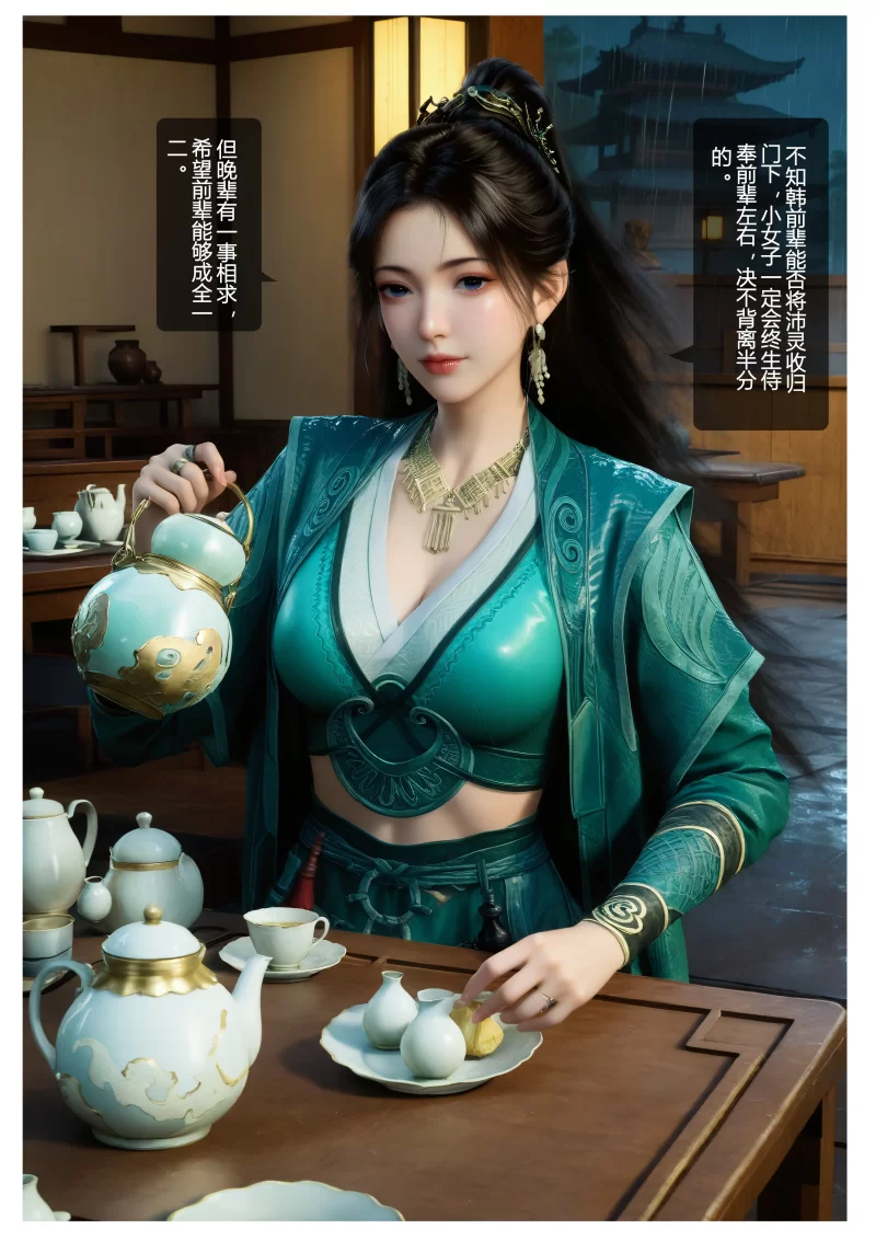 唯美 AI绘画huachen 慕沛灵 凡人修仙传【248P+310M】