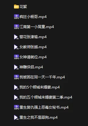 合集 黄短剧超清合集（自剪去广告去片头）【13V+65G】