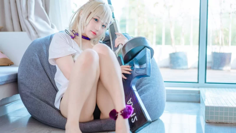 国产coser 弥美Mime  少女前线 AA-12 无烟棒棒糖 [27P-151MB]【27P+151M】