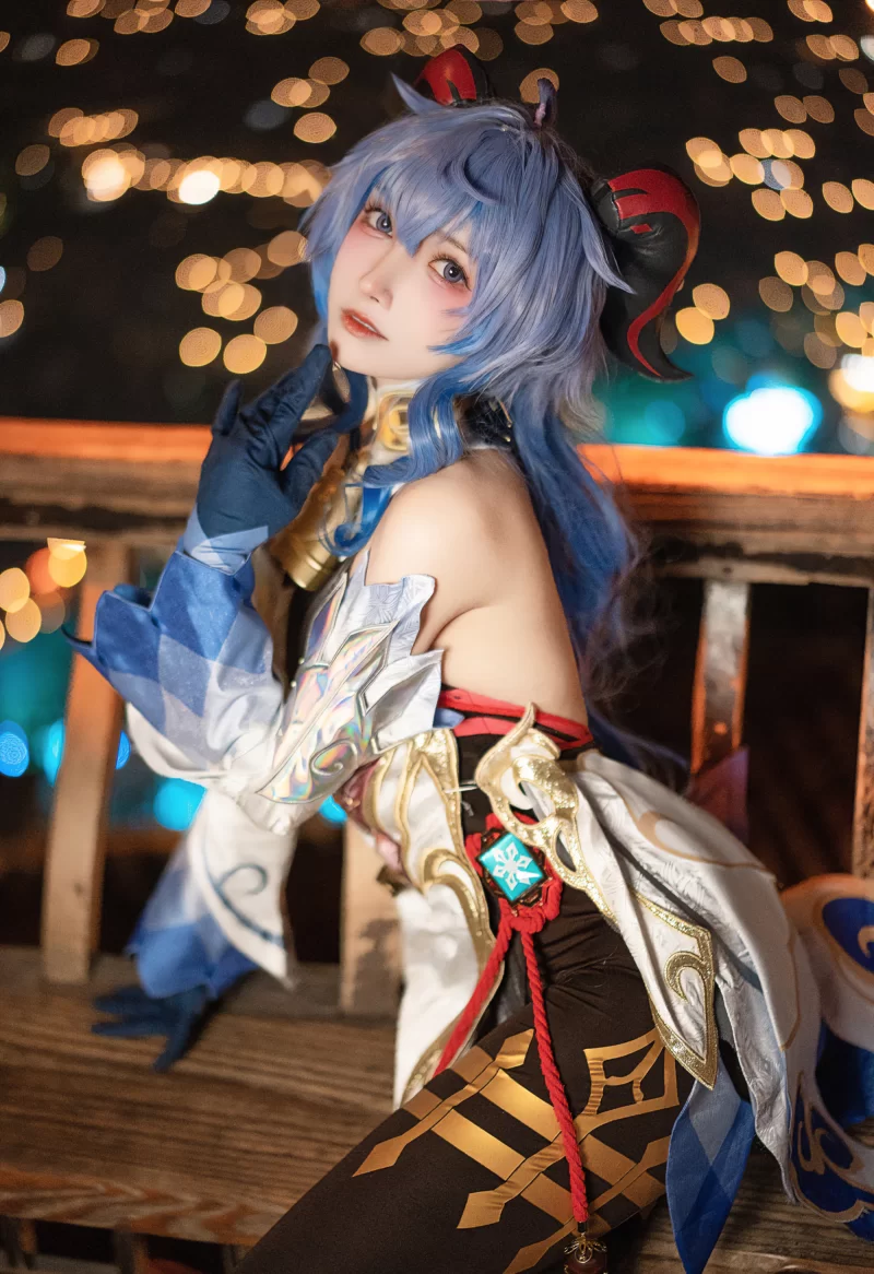 国产coser 一千只猫薄禾 - 原神 甘雨【16P+38M】