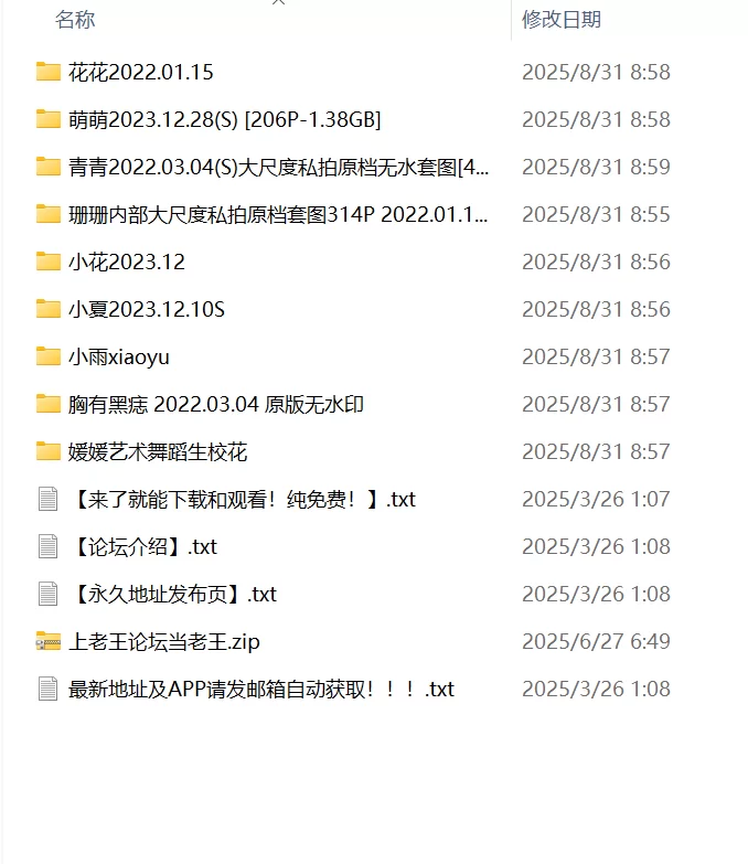 国产模特 不知名摄影作品合集NP+17GB【NP+NV+17GB】