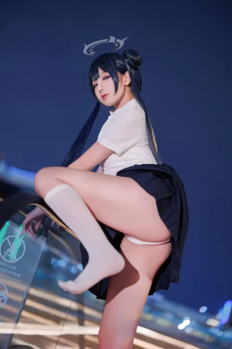 国产coser 封疆疆v - 碧蓝档案 妃咲JK【33P+469M】
