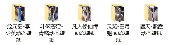 有撸点 国漫女神动态壁纸：凡人，遮天，斗破，灵笼，沧元图【103V+1.09G】