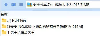 福利姬 浅安安 NO.023 下班后的秘密关系【96P1V+916M】
