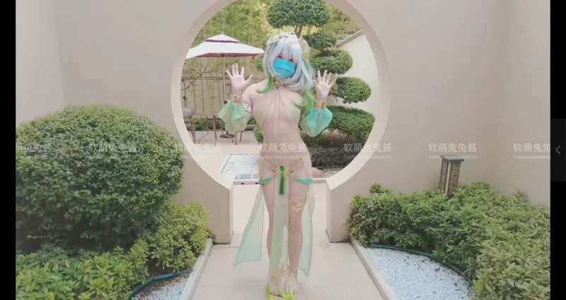 Cosplay 软萌兔兔酱 拉珠草神 跳舞【77p1v+670mb】