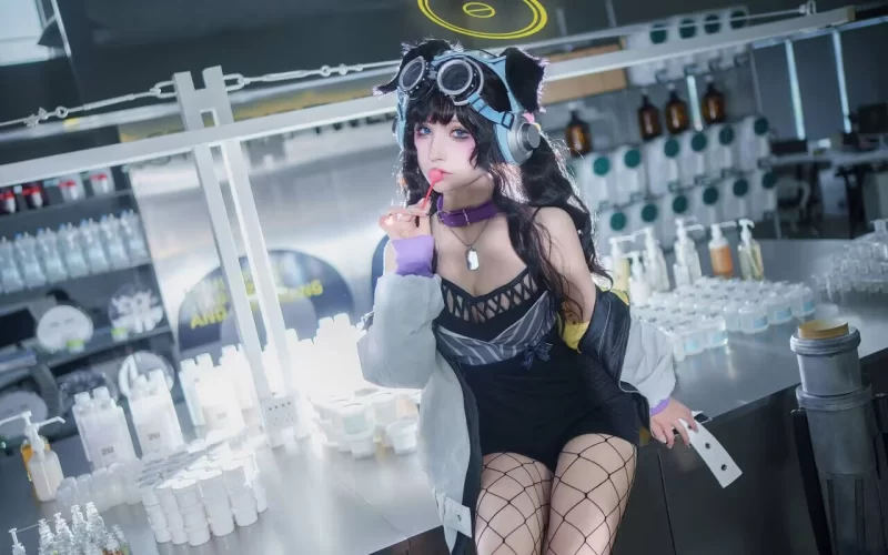 国产coser 一千只猫薄禾 - 蔚蓝档案 猫冢响【18P+191M】