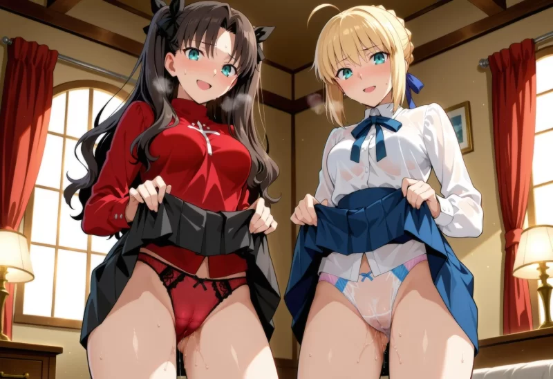 有撸点 [AI-Generated]Saber&远坂凛 [Moke P@treon]【347P+501M】