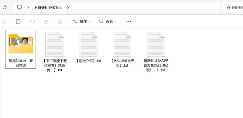 漏点 福利姬 年年Nnian 夏日物语【37P+275M】