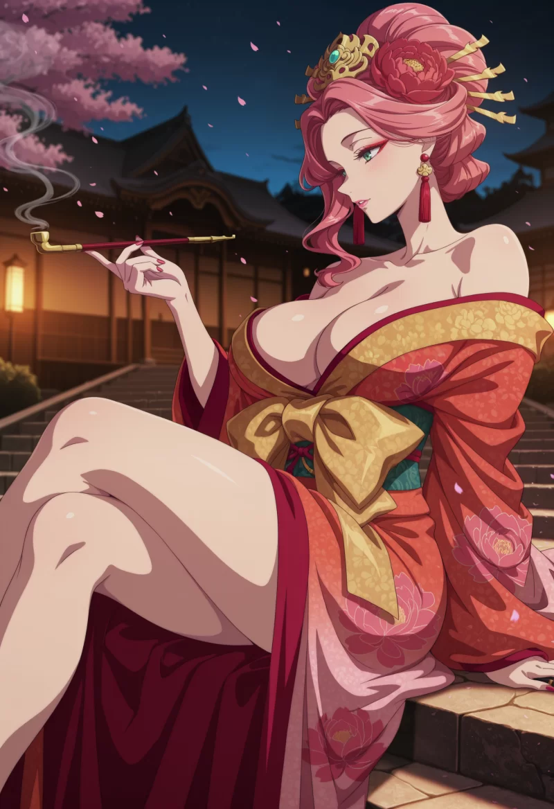 动漫 Meowu laha _ - 玉葉 - 花魁 ︱ Gyokuyou - Oiran _ (Patreon) [AI Generated]【84p+354mb】