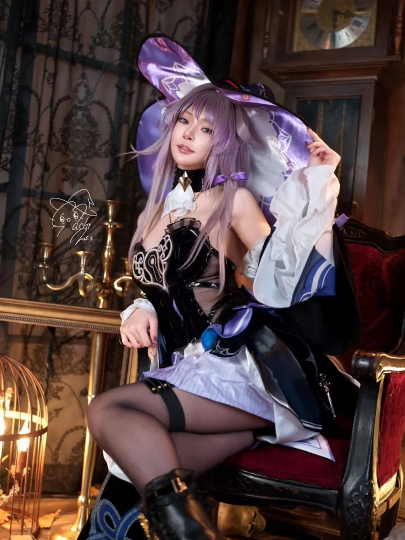 国产coser #Machi馬吉_大黑塔 The Herta [71P-121MB]【71P+121M】