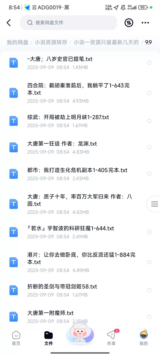 合集 飞卢刺猬猫菠萝包起点次元姬等网站小说合集9.9分享【+210m】