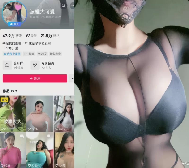 福利姬 抖音✨波雅大可爱❤️E杯巨乳 反差御姐 微密合集【39V+611P+456M】