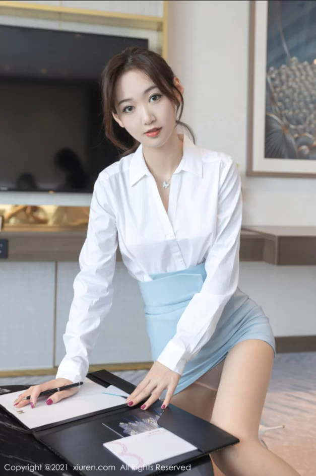 国产模特 XIUREN秀人网  NO.3917 唐安琪制服诱惑工作请教【79P+618.2M】