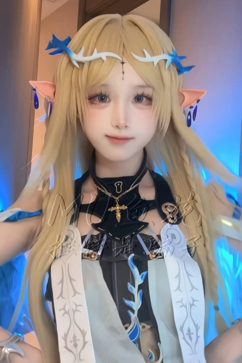 明星换脸 [MU鱼花出品]可爱Coser~小白兔奶糖ovo 颜射阿黑颜AI反差预览【12P+39.1M】