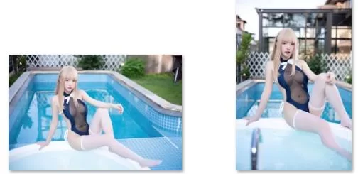 国产coser 清水由乃  蓝色夏日 29P【29P+170M】
