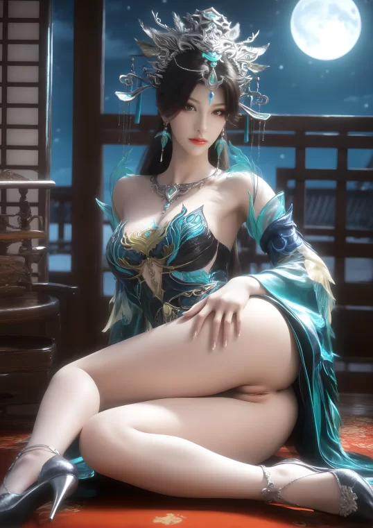唯美 云深不知梦-燕倾菲（黑猫图包系列）【np+963m】