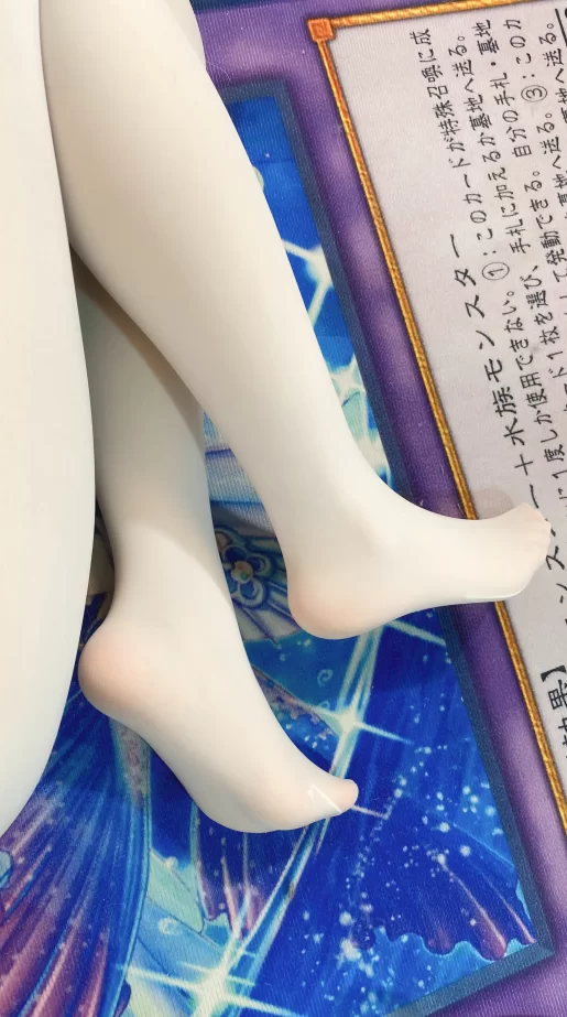 美腿/足控 白栎Shirly_碧蓝 白兔 [66P+10V]【66P+10V+1.4g】