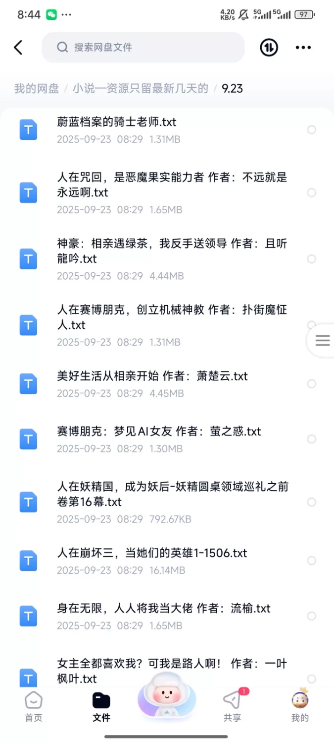 合集 飞卢刺猬猫菠萝包起点次元姬等网站小说合集9.23分享【+300m】