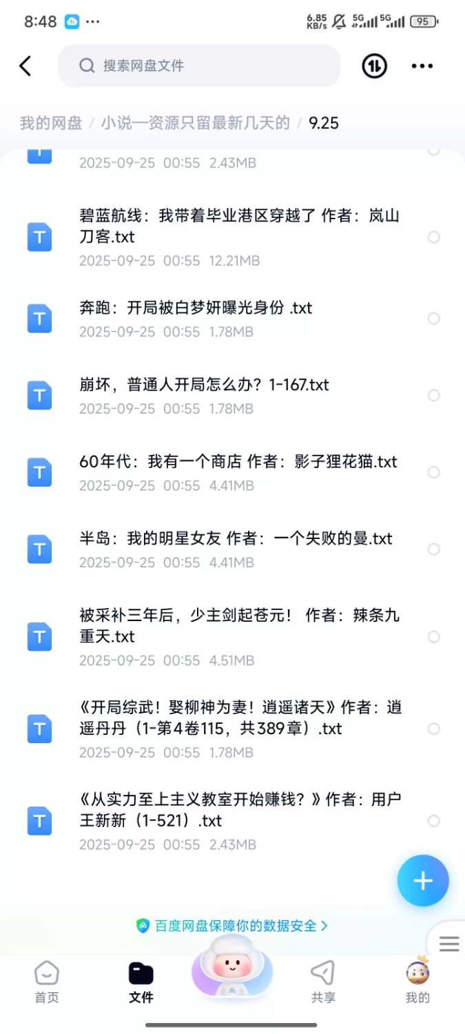 合集 飞卢刺猬猫菠萝包起点次元姬等网站小说合集9.25分享【+315m】