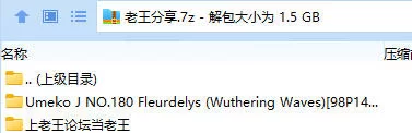 福利姬 Umeko J NO.180 Fleurdelys (Wuthering Waves)【98P14V+1.53G】