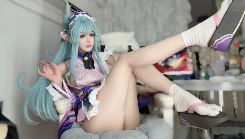 美腿/足控 九言_梦见月瑞希 [30P+6V]【30P+6V+750m】