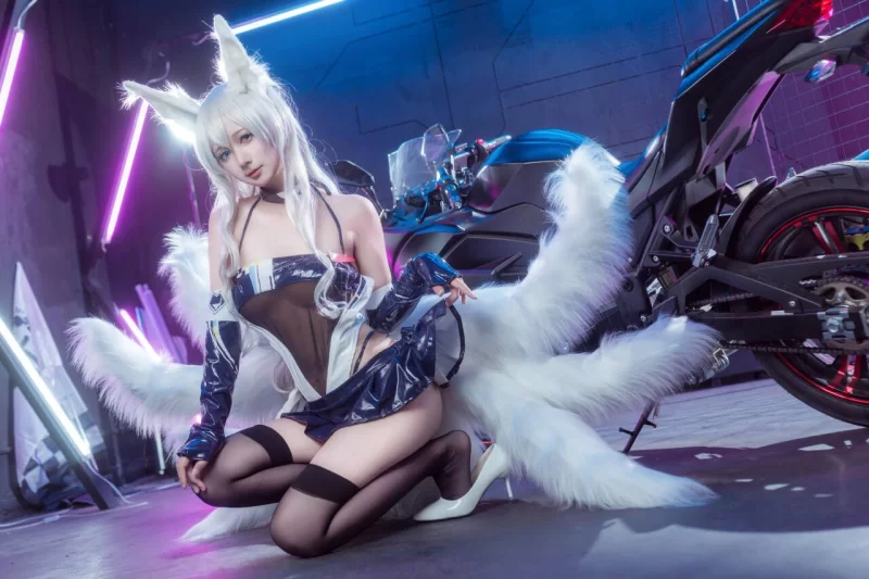 国产coser 喜欢爱理吗 - &艾西Aiwest 碧蓝航线 巴尔的摩&信浓 赛车女郎【47P+200M】