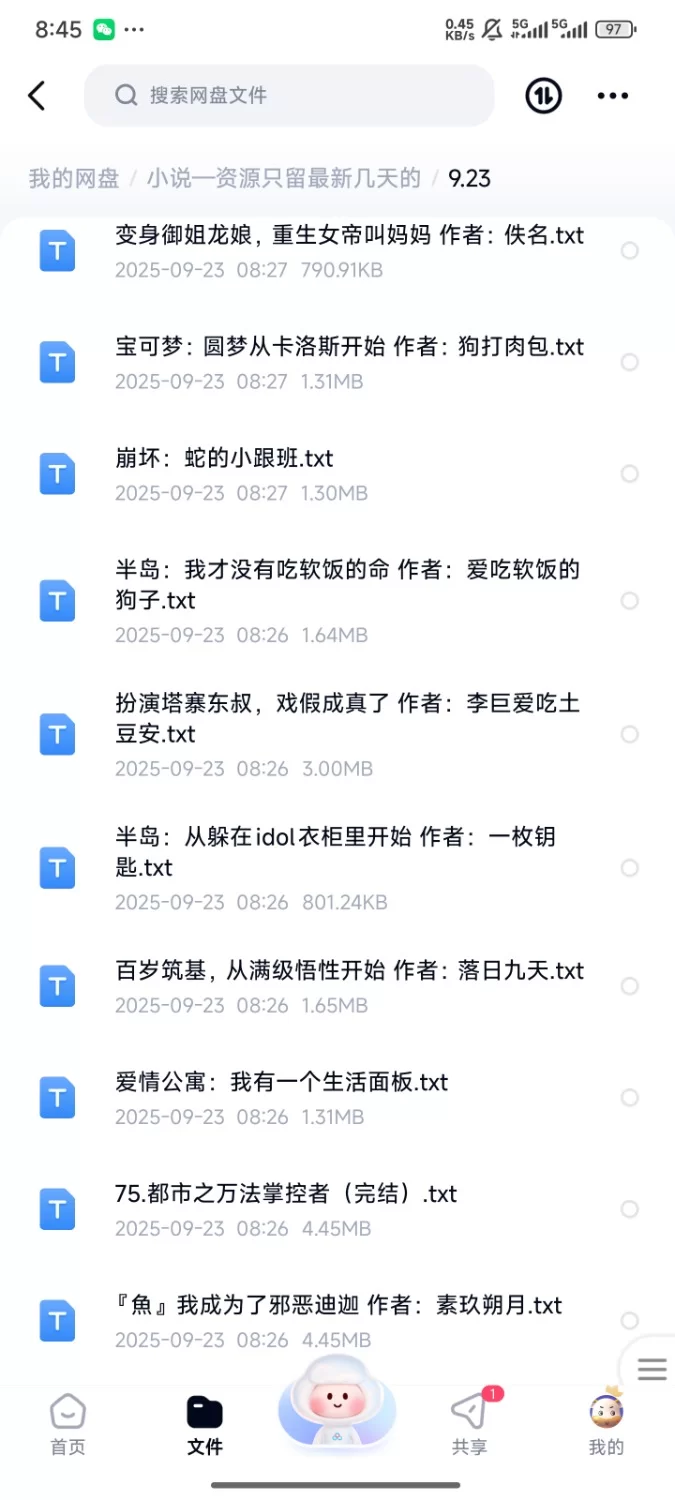 合集 飞卢刺猬猫菠萝包起点次元姬等网站小说合集9.23分享【+300m】