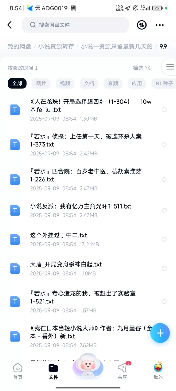 合集 飞卢刺猬猫菠萝包起点次元姬等网站小说合集9.9分享【+210m】