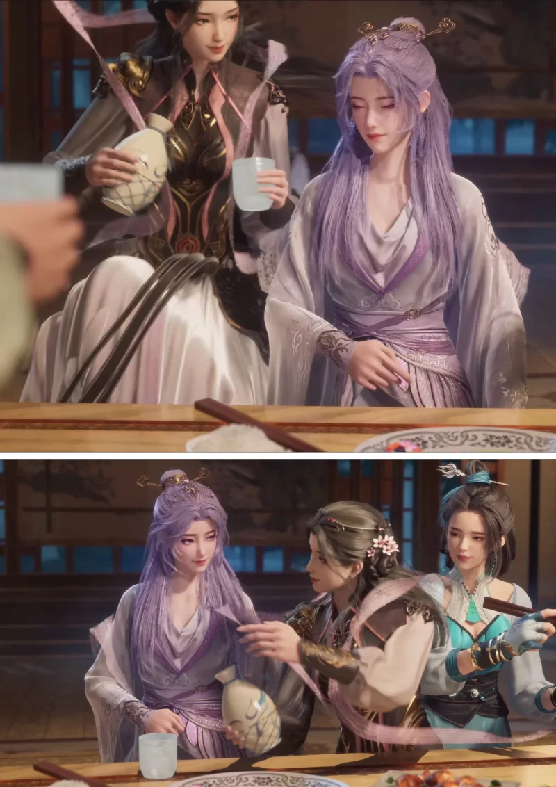 唯美 AI绘画huachen 图文剧情云霄【393P+450M】
