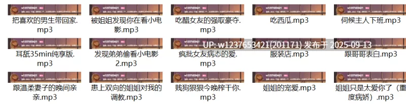 ASMR B站潮sio中文音声合集[1.8G]【1+1.8G】