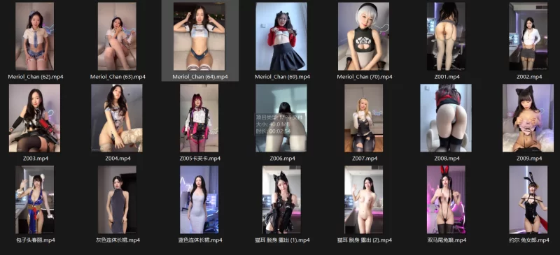 合集 Meriol Chan合集分享【164v,1169p+34.67G】