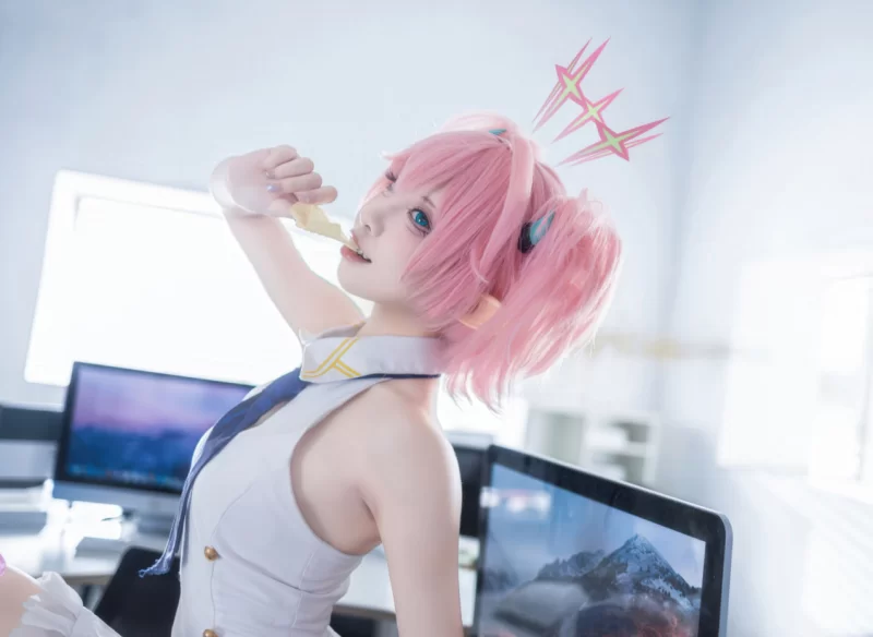 Cosplay 纸悦Etsuko_碧蓝 桃香 [54P]【54P+550m】