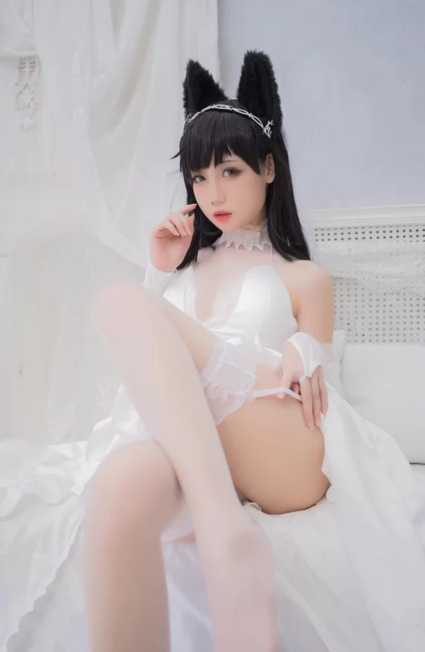 Cosplay 焖焖碳_爱宕 花嫁 [20P]【20P+300m】