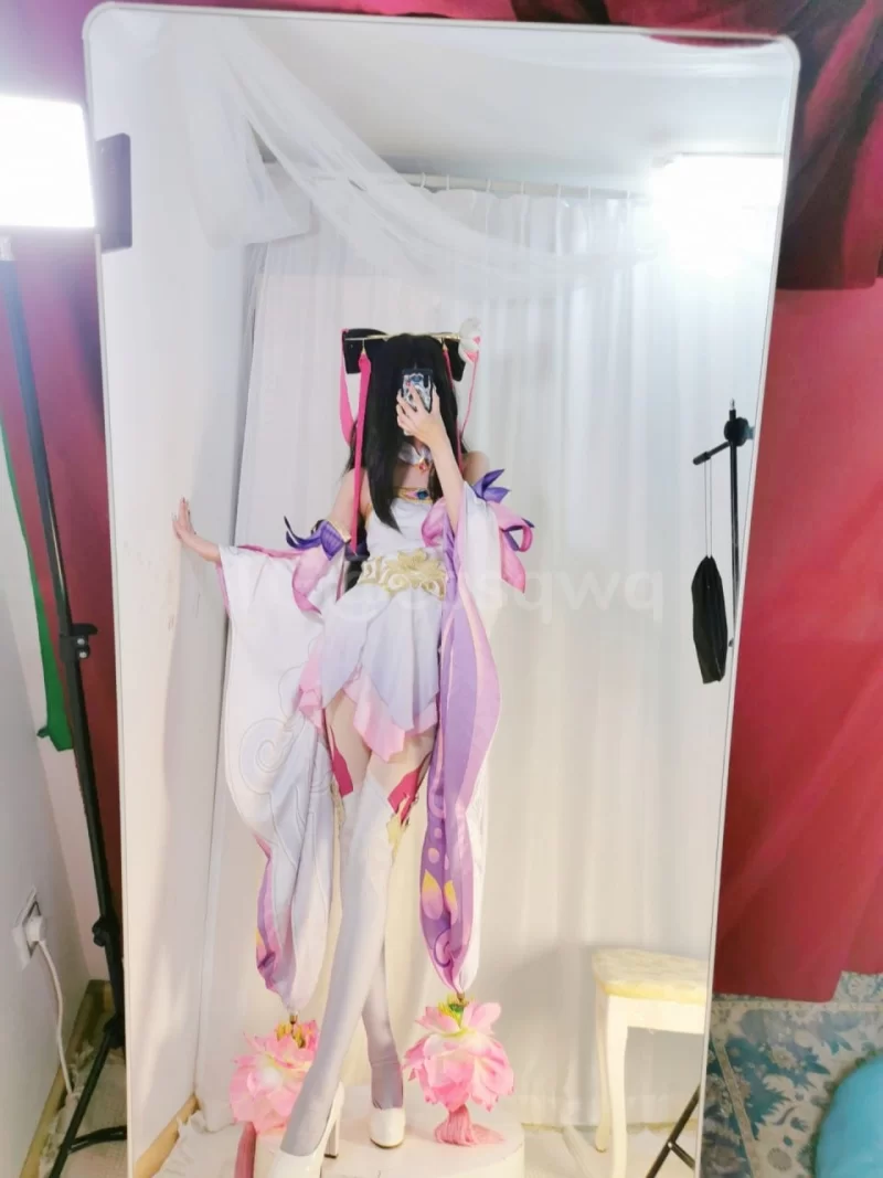 福利姬 沐沐酱 新版 貂蝉原皮cos【4v+1g】