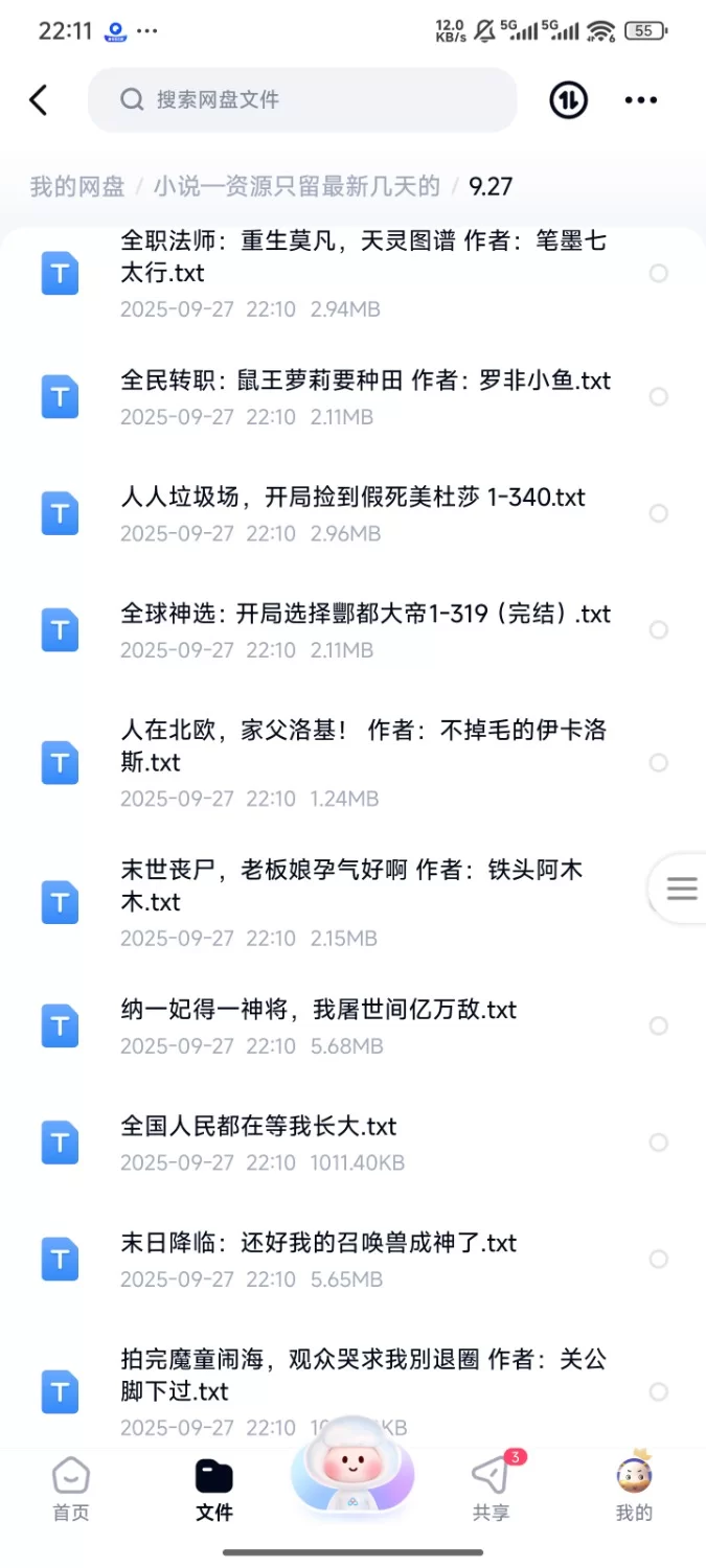 合集 飞卢刺猬猫菠萝包起点次元姬等网站小说合集9.27分享【+270m】