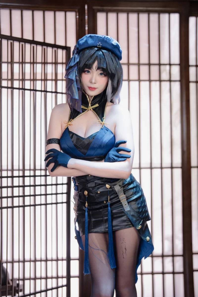 国产coser 轩萧学姐 鸣潮秧秧【110p+340M】