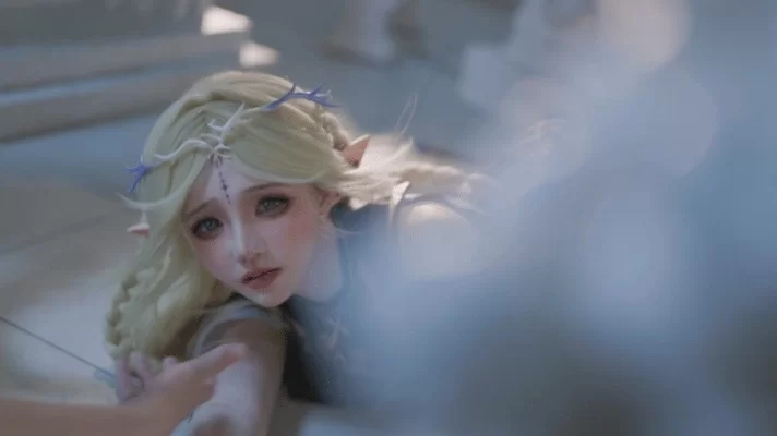 Cosplay 无敌精品cos看过最高颜值卡提西亚，Cos现场当大家面当场刮毛，太美了【nv+500mb】