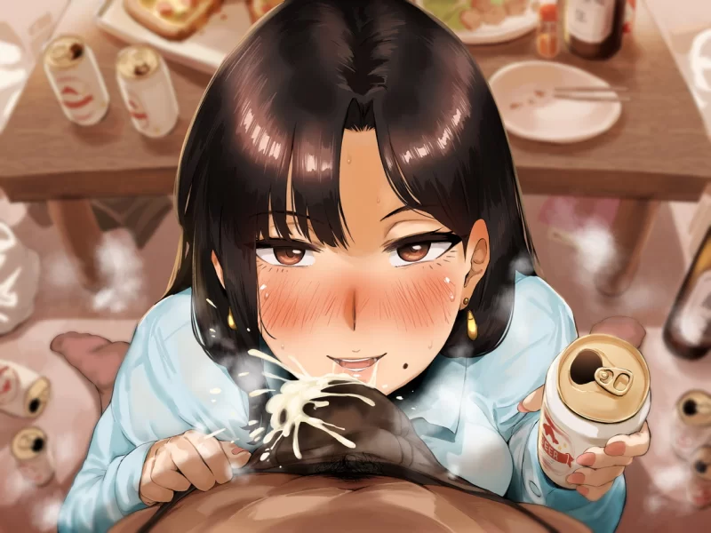 ASMR 醉酒OL好色口交地狱～闻鸡鸡猪鼻饮精打嗝～【1+486M】