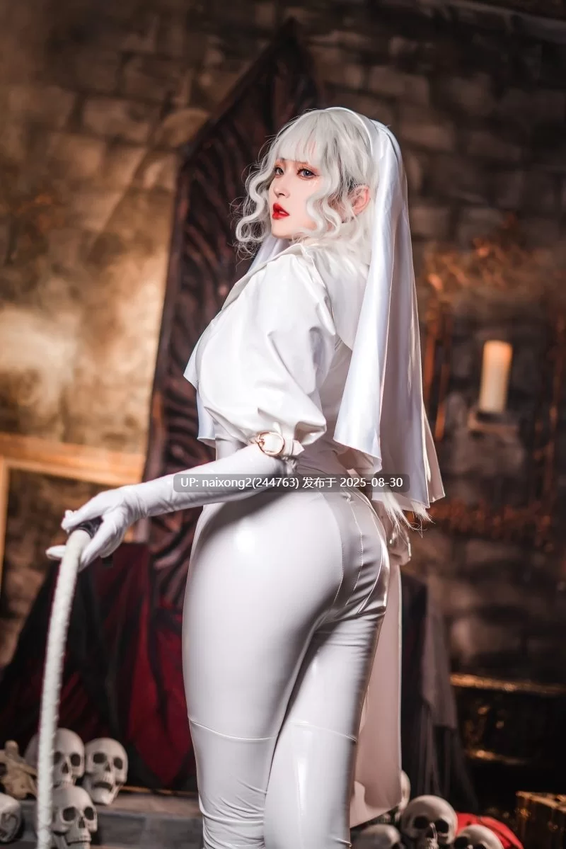国产coser Natsuko夏夏子 - 白衣修女 4K【1+618m】