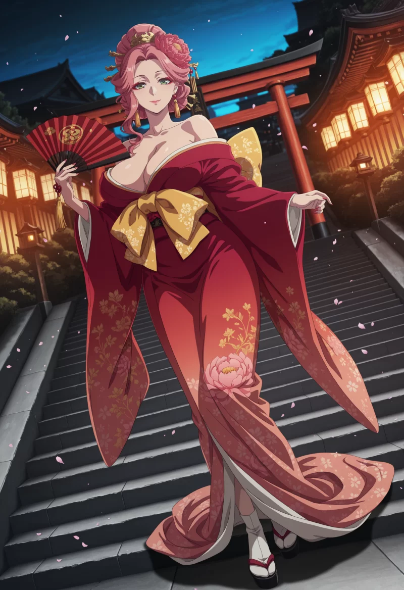 动漫 Meowu laha _ - 玉葉 - 花魁 ︱ Gyokuyou - Oiran _ (Patreon) [AI Generated]【84p+354mb】