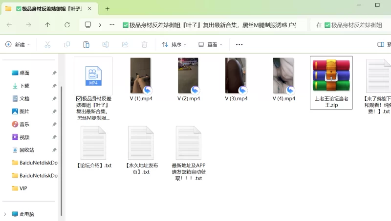 福利姬 ✅极品身材反差婊御姐『叶子』复出最新合集【1+2.9G】