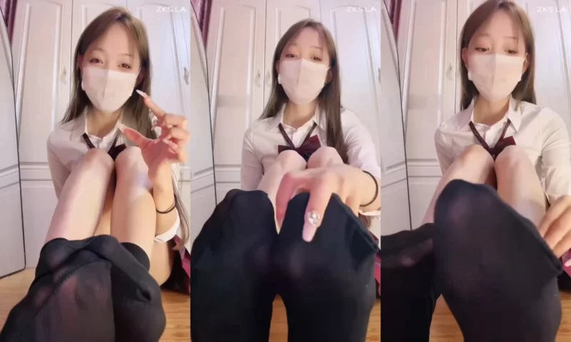 美腿/足控 楚楚 jk 黑袜 羞辱 撸管指挥 拍手控速 假鸡鸡 模拟撸管【1V+1.66GB】